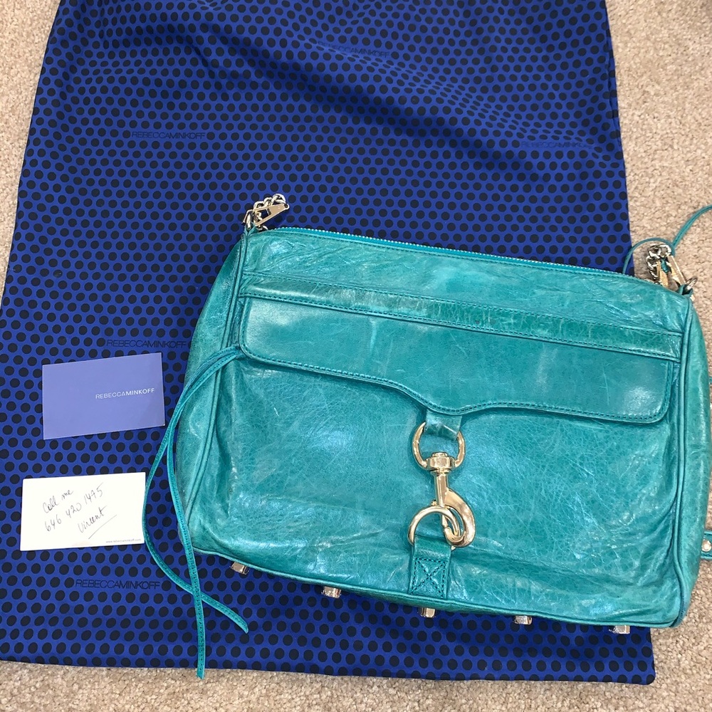 Rebecca Minkoff MAC Daddy. Hunter Green Leather.